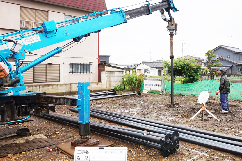 地盤補強工事