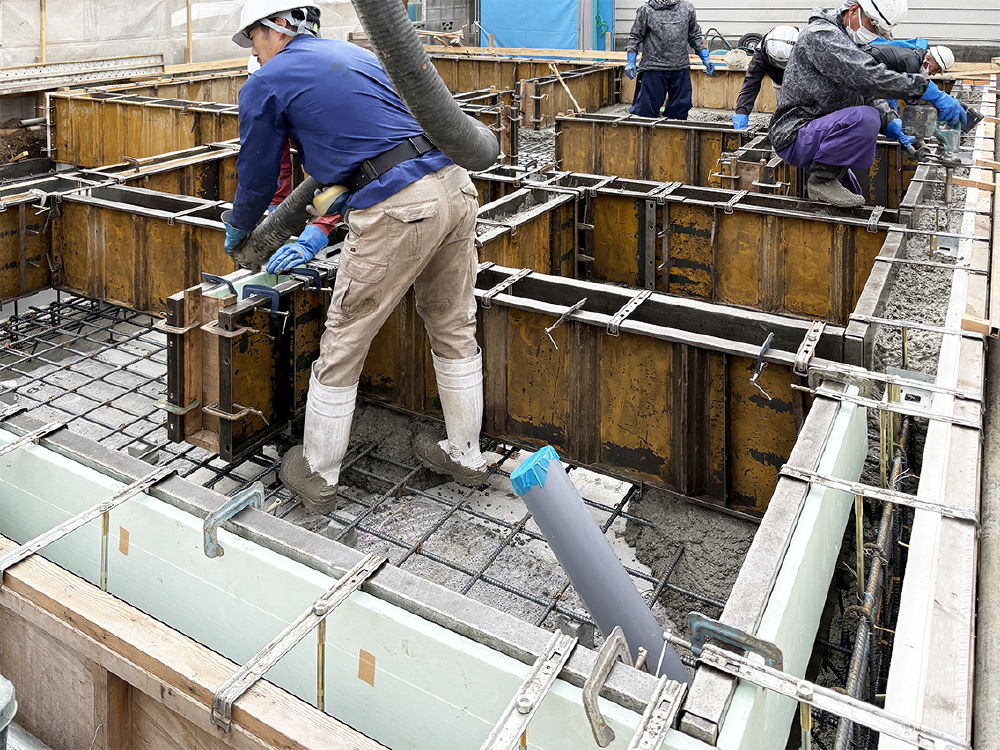 コンクリート打設