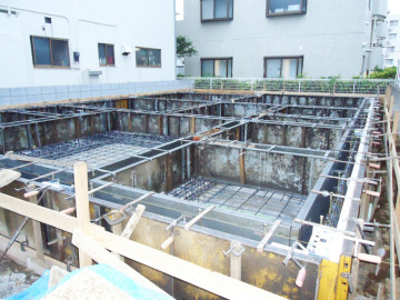 基礎型枠設置